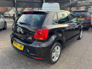 2017 Volkswagen Polo 1.2 Tsi Bluemotion Tech Match DSG Euro 6 (s/s) 5dr in Black — image 6
