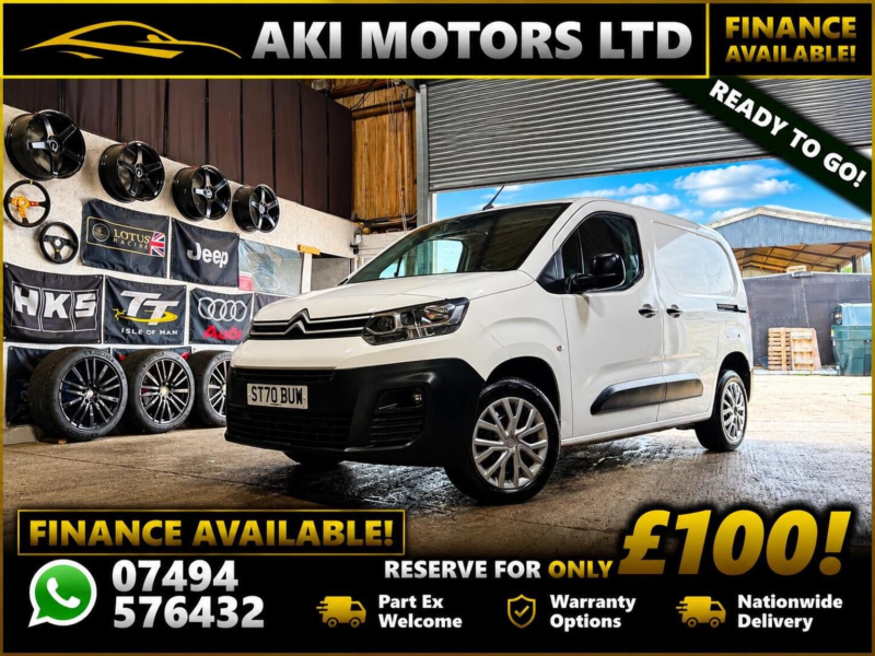 2020 Citroen Berlingo 1.5 Bluehdi 1000 Enterprise M Swb Euro 6 (s/s) 5dr in White — image 1