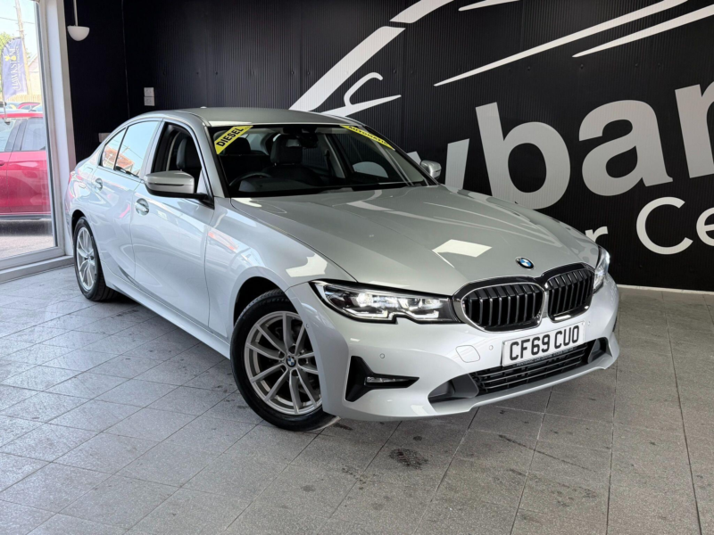 2020 BMW 3 Series 2.0 318d Se Auto Euro 6 (s/s) 4dr in Silver — image 1