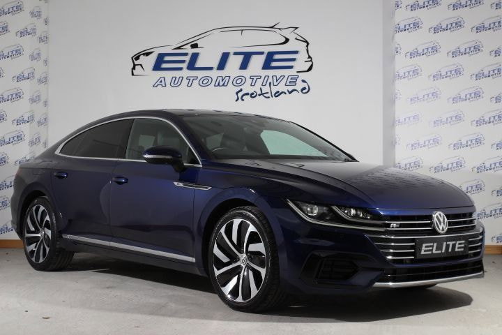 2019 Volkswagen Arteon 1.5 Tsi Evo R-Line Fastback 5dr Petrol DSG Euro 6 (s/s) (150 Ps) £500 Deposit £292 X 60 Months Hp in Blue — image 1