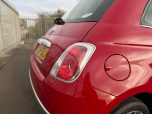 2015 Fiat 500 1.2 Eco Lounge Hatchback 3dr Petrol Manual Euro 6 (s/s) (69 Bhp) in Red — image 6