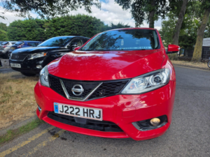 2015 Nissan Pulsar 1.2 Dig-T N-Tec Euro 6 (s/s) 5dr in Red — image 3