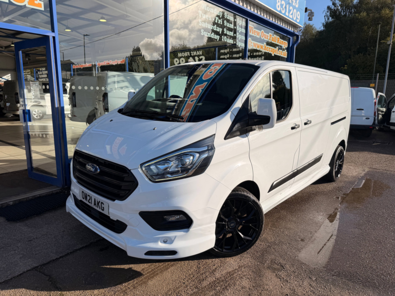 2021 Ford Transit Custom 2.0 300 Ecoblue Leader Panel Van 5dr Diesel Manual L2 H1 Euro 6 130 Ps in White — image 1