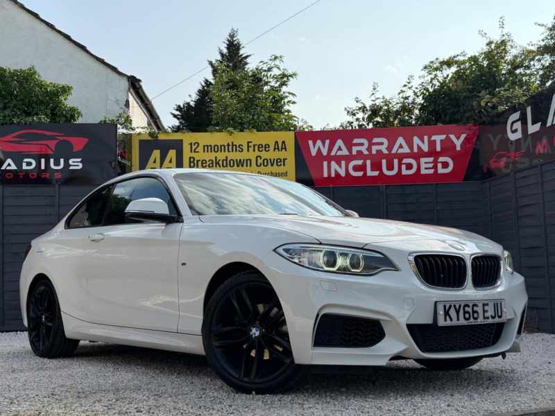 2016 BMW 2 Series 1.5 218i M Sport Auto Euro 6 (s/s) 2dr in White — image 1