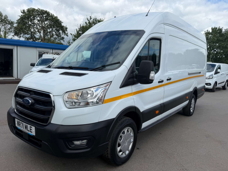 2021 Ford Transit 2.0 350 Ecoblue Mhev Trend Panel Van 5dr Diesel Manual Rwd L4 H3 Euro 6 (s/s) (130 Ps) in White — image 1