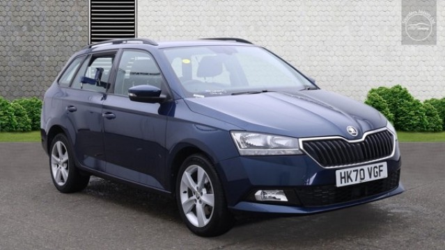 2021 Skoda Fabia 1.0 Tsi Se L in Blue — image 1