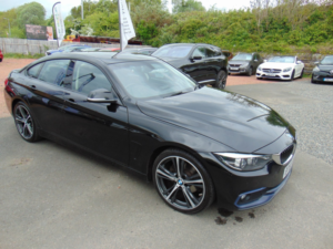 2017 BMW 4 Series Gran Coupe 2.0 420d Sport Gran Coupe * Mot March 2027 * Full Service History With 8 Stamps * Free 6 Months Warr in Black — image 4