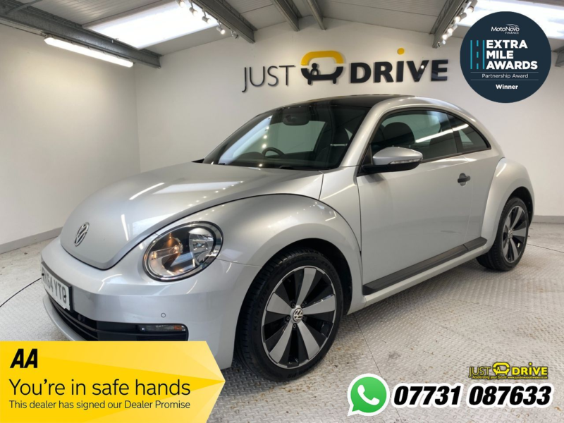 2014 Volkswagen Beetle 1.6 Tdi Bluemotion Tech Hatchback 3dr Diesel Manual Euro 5 (s/s) (105 Ps) in Silver — image 1
