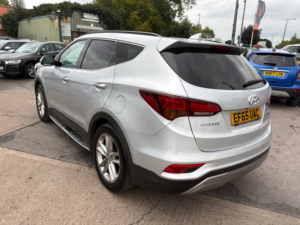 2015 Hyundai Santa Fe 2.2 Crdi Blue Drive Premium Se SUV 5dr Diesel Auto 4WD Euro 6 (s/s) (7 Seat) (200 Ps) in Silver — image 3