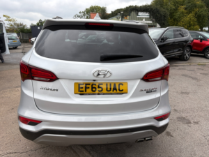 2015 Hyundai Santa Fe 2.2 Crdi Blue Drive Premium Se SUV 5dr Diesel Auto 4WD Euro 6 (s/s) (7 Seat) (200 Ps) in Silver — image 6