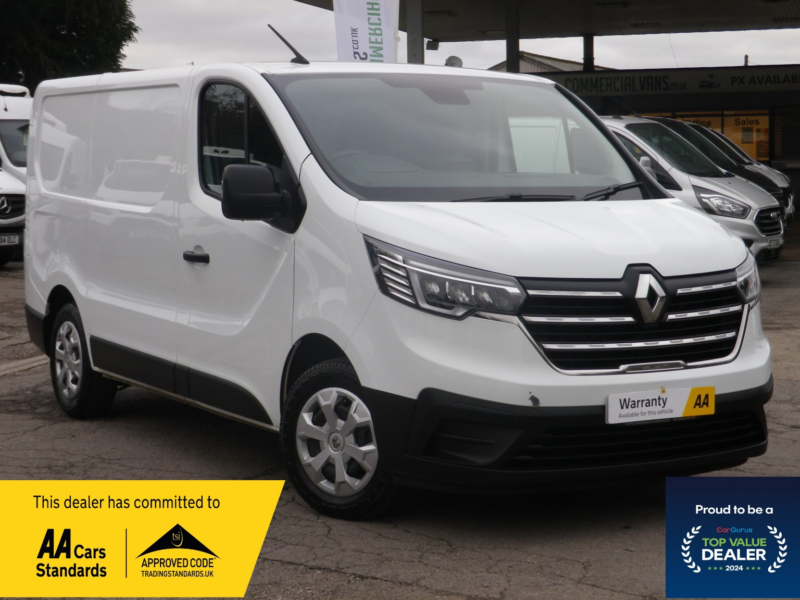 2023 Renault Trafic 2.0 Sl28 Blue Dci 130 Business+ Panel Van My22 in White — image 1