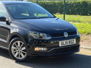 2015 Volkswagen Polo 1.0 Bluemotion Tech Se Euro 6 (s/s) 5dr in Black — image 3