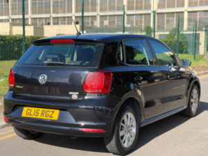 2015 Volkswagen Polo 1.0 Bluemotion Tech Se Euro 6 (s/s) 5dr in Black — image 4