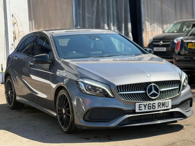 2016 Mercedes-Benz A Class 1.6 A200 Amg Sport 7g-Dct Euro 6 (s/s) 5dr in Grey — image 1