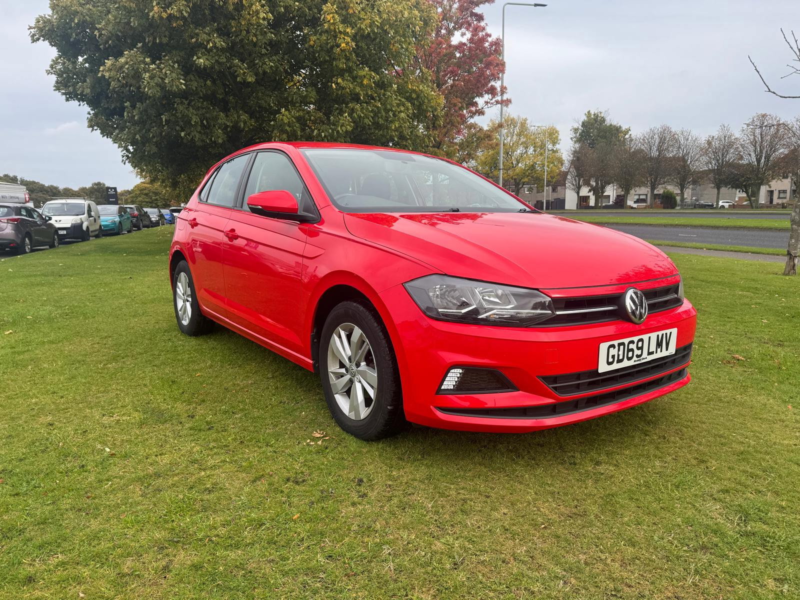 2020 Volkswagen Polo 1.0 Evo Se Hatchback 5dr Petrol Manual Euro 6 (s/s) (80 Ps) in Red — image 1