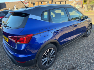 2021 SEAT Arona 1.0 Tsi Xcellence SUV 5dr Petrol Manual Euro 6 (s/s) (110 Ps) in Blue — image 3