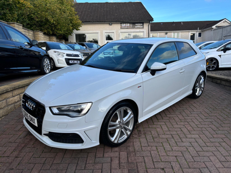 2015 Audi A3 2.0 Tdi S Line Euro 6 (s/s) 3dr in White — image 1