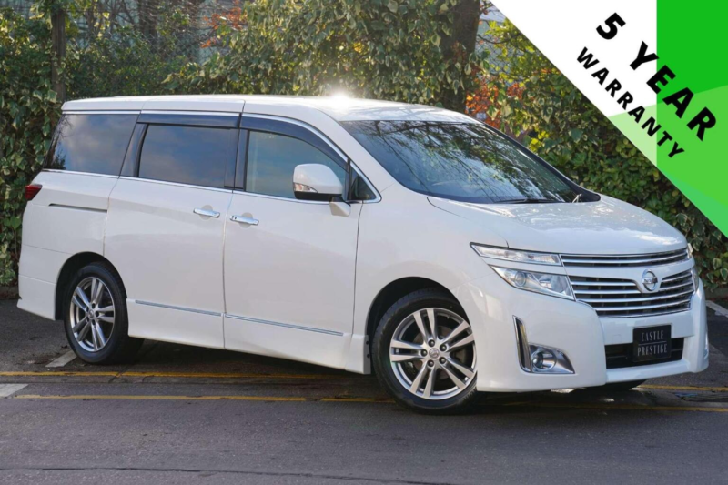 2012 Nissan Elgrand 2.5 Highway Star 5dr 7 Seats in White — image 1