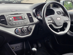 2017 Kia Picanto 1.0 1 Air Hatchback 5dr Petrol Manual Euro 6 (65 Bhp) in Silver — image 2
