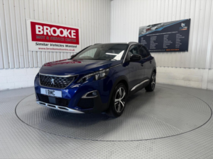 2018 Peugeot 3008 1.5 Bluehdi Gt Line Eat Euro 6 (s/s) 5dr in Blue — image 3