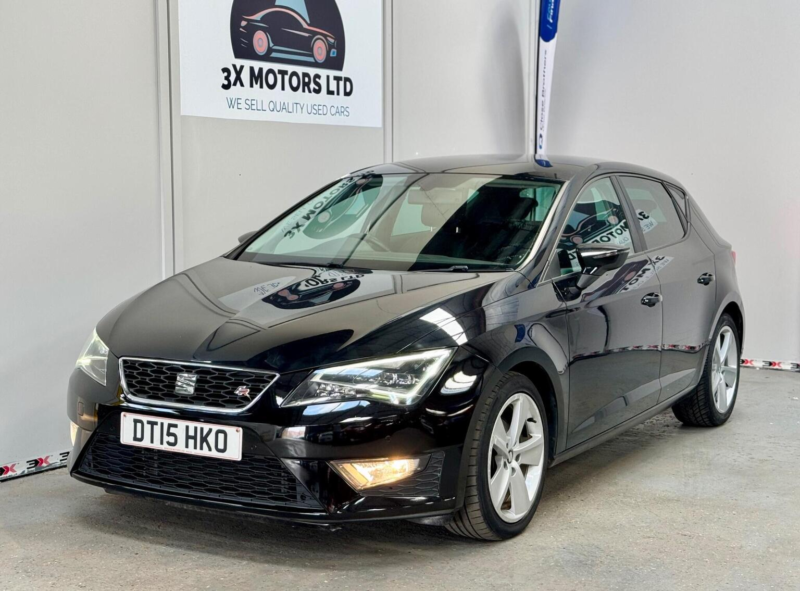 2015 SEAT Leon 1.4 Ecotsi Fr Euro 6 (s/s) 5dr in Black — image 1