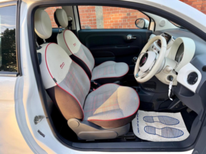 2016 Fiat 500 1.2 Lounge Euro 6 (s/s) 3dr in White — image 3