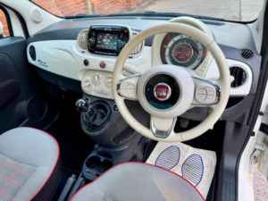 2016 Fiat 500 1.2 Lounge Euro 6 (s/s) 3dr in White — image 5