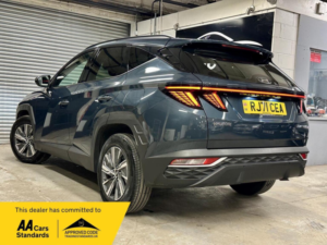 2021 Hyundai Tucson 1.6 T-Gdi Mhev Se Connect Dct Euro 6 (s/s) 5dr in Blue — image 3