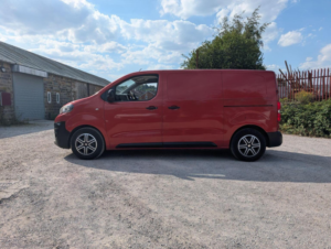 2017 Peugeot Expert 1.6 Bluehdi 1000 Professional Standard Panel Van Mwb Euro 6 (s/s) 6dr in Red — image 6