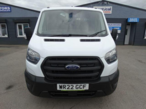 2022 Ford Transit 2.0 Ecoblue 350 Leader D/cab Tipper in White — image 2