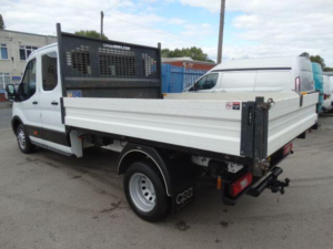 2022 Ford Transit 2.0 Ecoblue 350 Leader D/cab Tipper in White — image 6