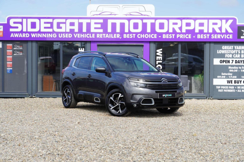 2019 Citroen C5 Aircross 1.5 Bluehdi Flair Eat8 Euro 6 (s/s) 5dr in Grey — image 1