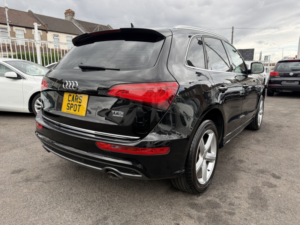 2017 Audi Q5 2.0 Tfsi Quattro S Line Package Verified Miles Fresh Import Finance Avb in Black — image 5