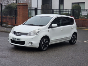 2013 Nissan Note 1.4 16v N-Tec+ Hatchback 5dr Petrol Manual Euro 5 (88 Ps) in White — image 3