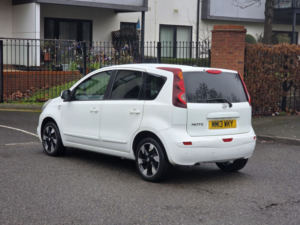 2013 Nissan Note 1.4 16v N-Tec+ Hatchback 5dr Petrol Manual Euro 5 (88 Ps) in White — image 4