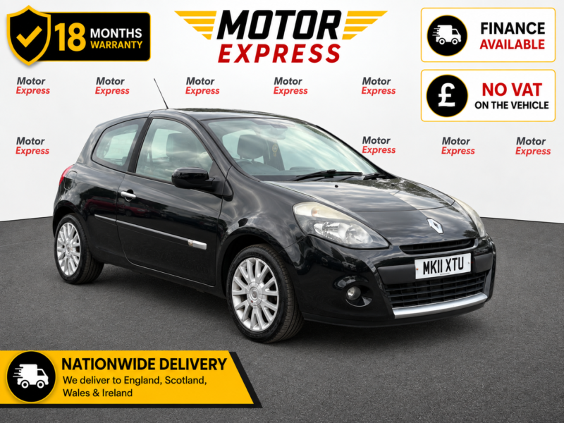 2011 Renault Clio 1.2 Dynamique Tomtom in Black — image 1
