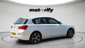 2015 BMW 1 Series 2.0 118d Sport Euro 6 (s/s) 5dr in White — image 5