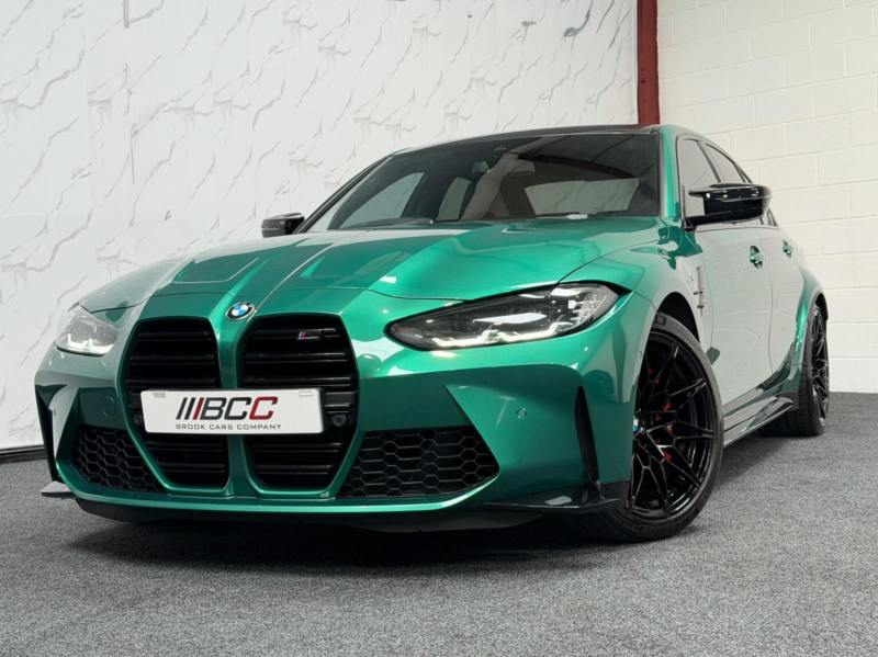 2021 BMW M3 3.0 Biturbo Competition Steptronic Euro 6 (s/s) 4dr in Green — image 1