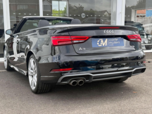 2017 Audi A3 Cabriolet 1.4 Tfsi Cod S Line Euro 6 (s/s) 2dr in Black — image 2