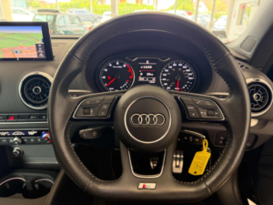 2017 Audi A3 Cabriolet 1.4 Tfsi Cod S Line Euro 6 (s/s) 2dr in Black — image 4