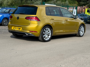 2018 Volkswagen Golf 1.5 Tsi Evo Gt Hatchback 5dr Petrol Manual Euro 6 (s/s) (150 Ps) in Yellow — image 5