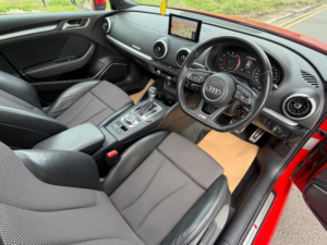 2017 Audi A3 2.0 Tfsi S Line Sportback S Tronic Quattro Euro 6 (s/s) 5dr in Red — image 2