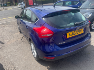 2015 Ford Focus 1.6 Zetec Hatchback 5dr Petrol Powershift Euro 6 (125 Ps) in Blue — image 6