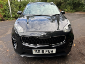 2016 Kia Sportage 1.7 Crdi 3 SUV 5dr Diesel Manual Euro 6 (s/s) (114 Bhp) in Black — image 3