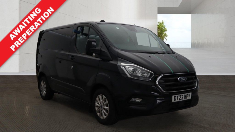 2023 Ford Transit Custom 2.0 340 Ecoblue Limited Panel Van 5dr Diesel Auto L1 H1 Euro 6 (s/s) (170 Ps) in Black — image 1