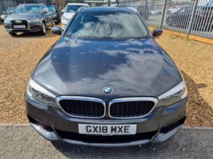 2018 BMW 5 Series 2.0 520d M Sport Touring Auto Euro 6 (s/s) 5dr in Grey — image 2