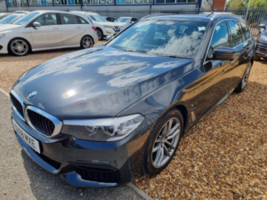 2018 BMW 5 Series 2.0 520d M Sport Touring Auto Euro 6 (s/s) 5dr in Grey — image 3