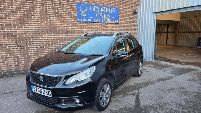 2017 Peugeot 2008 1.2 Puretech Active Euro 6 5dr in Black — image 1