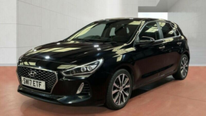 2017 Hyundai I30 1.4 T-Gdi Blue Drive Premium Dct Euro 6 (s/s) 5dr in Black — image 3