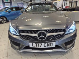 2017 Mercedes-Benz C Class 2.1 C220d Amg Line (premium Plus) Cabriolet 2dr Diesel G-Tronic+ Euro 6 (s/s) (170 Ps) in Grey — image 5